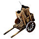 Cart with work tools for 10-12 cm Neapolitan Nativity Scene, 7x5x10 cm s1