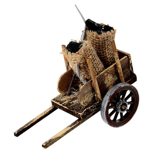 Work tools wagon 7x5x10 cm for Neapolitan nativity scene 10-12 cm 1