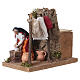 Lavandière en mouvement 15x10x20 cm crèche napolitaine 10 cm s3