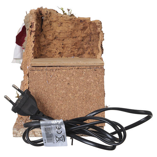 Lavandaia con movimento 15x10x20 cm presepe napoletano 10 cm 4