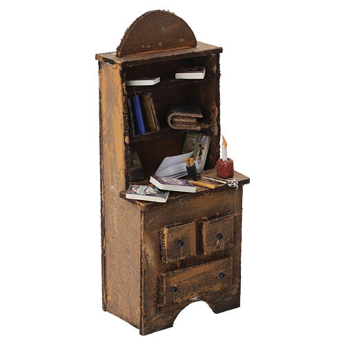 Bookcase for 12 cm Neapolitan Nativity Scene, 15x8x5 cm 3
