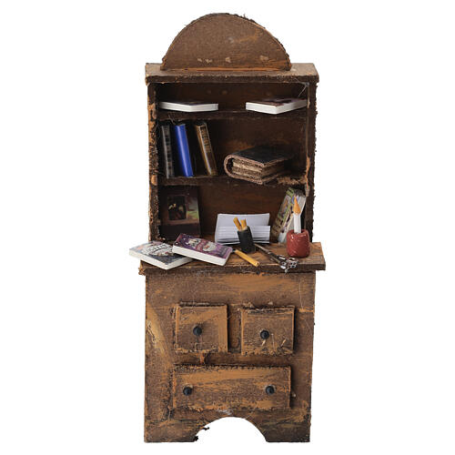 Libreria d'arredo 15x8x5 cm presepe napoletano 12 cm 1