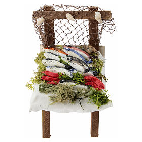 Fish Stand for 10-12 cm Neapolitan Nativity Scene 10x5x10 cm