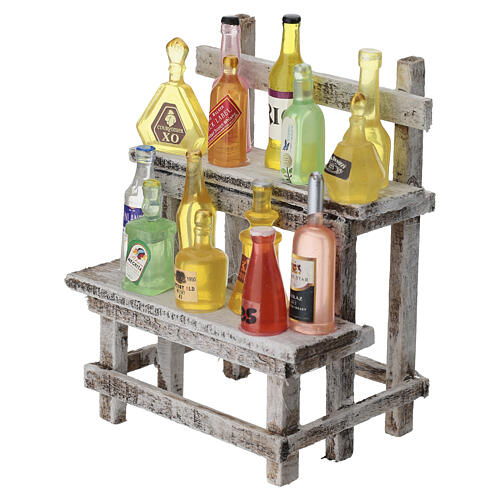Liquor counter for 10-12 cm Neapolitan Nativity Scene, 10x5x5 cm 2