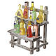 Comptoir à liqueurs 10x5x5 cm pour crèche napolitaine 10-12 cm s2