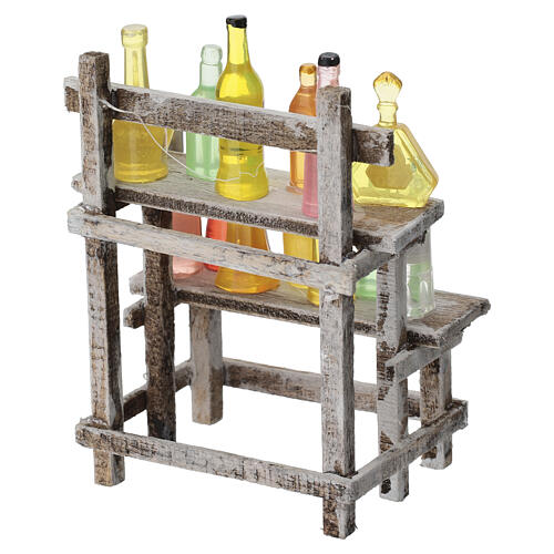 Balcão de licores 10x5x5 cm presépio napolitano 10-12 cm 4
