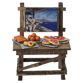Banco de pizza 10x8x5 cm belén napolitano 10-12 cm
