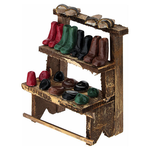 Banco del calzolaio 10x8x5 cm presepe napoletano 10-12 cm 2
