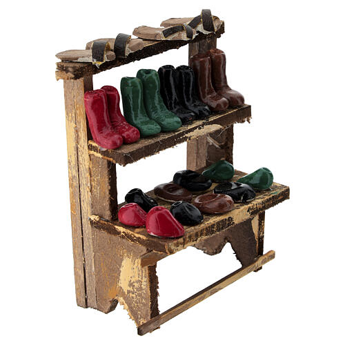 Banco del calzolaio 10x8x5 cm presepe napoletano 10-12 cm 3