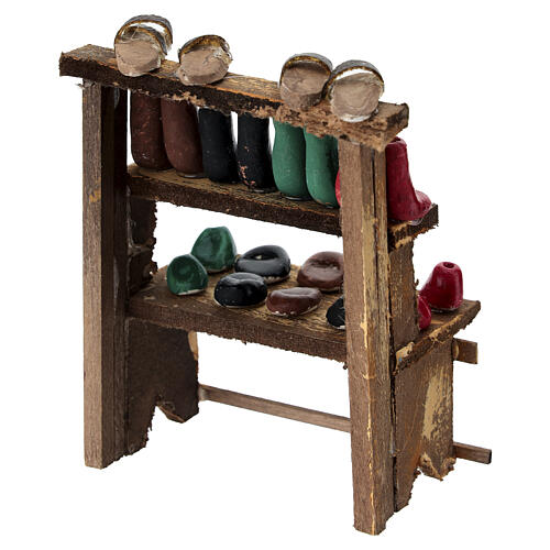Banco del calzolaio 10x8x5 cm presepe napoletano 10-12 cm 4