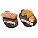 Mixed cutting boards for 10 cm Neapolitan Nativity Scene, set of 5 pieces s3