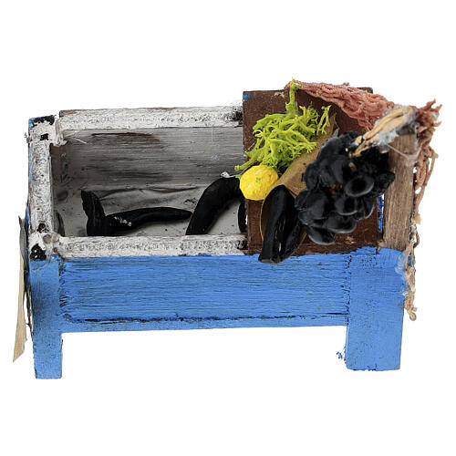 Eel and mussels tank, 8x3x6 cm, for 10 cm Neapolitan Nativity Scene 4