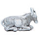 Burro terracota para presépio napolitano de 18 cm s1