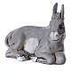 Terracotta donkey figurine, 30 cm Neapolitan nativity scene s1