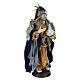 White Wise Man Terracotta Statue, 30 cm Neapolitan nativity scene s3