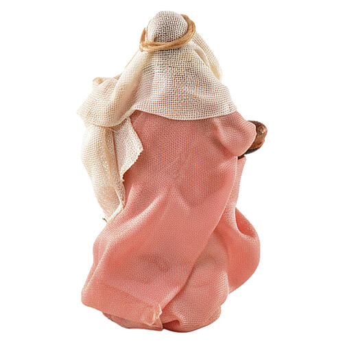 Re Magio Moro 6 cm terracotta presepe napoletano 2