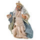 Roi Mage blanc crèche napolitaine 6 cm terre cuite s2