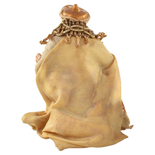 Rei Mago ajoelhado terracota presépio napolitano de 6 cm 3