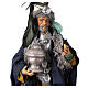 Neapolitan nativity scene, White Wise Man, 18 cm terracotta s2