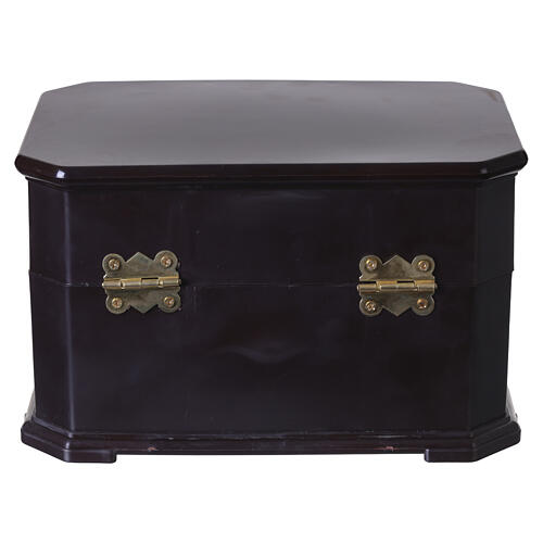 Nativity music box with Wise Men, movement and music, 5x8x5.5 in 10