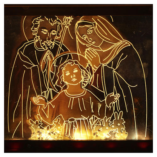 Carillón Natividad y Reyes Magos movimiento música 13x20x14 cm 5