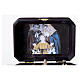 Boîte à musique Nativité et Rois Mages mouvement musique 13x20x14 cm s8