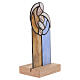 Sagrada Familia de mesa de vidrio coloreado 18x8x7 cm s3