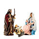 Natività in terracotta 15 cm presepe napoletano s1