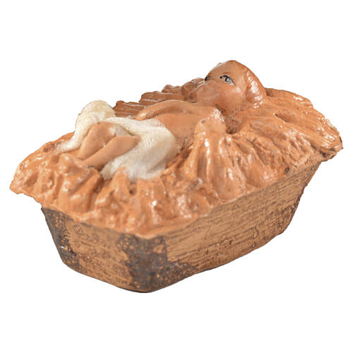 Gesù Bambino terracotta presepe napoletano 6 cm 2