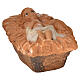 Gesù Bambino terracotta presepe napoletano 6 cm s1