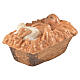 Gesù Bambino terracotta presepe napoletano 6 cm s2