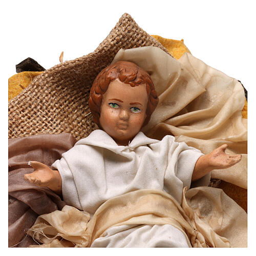 Natività stile 700 presepe napoletano 35 cm in terracotta 2