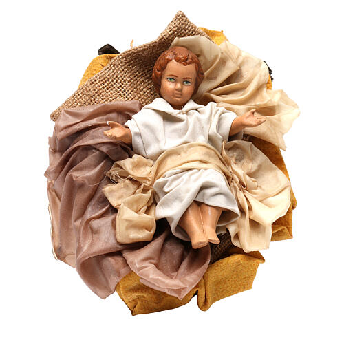 Natività stile 700 presepe napoletano 35 cm in terracotta 5