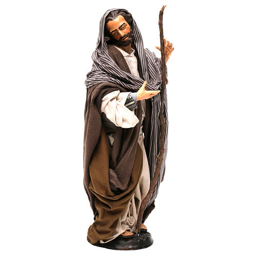 Natività stile 700 presepe napoletano 35 cm in terracotta 7
