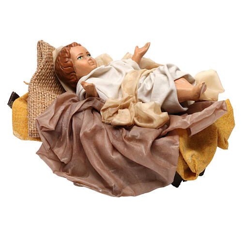 Natività stile 700 presepe napoletano 35 cm in terracotta 11