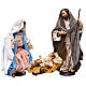 Natività stile 700 presepe napoletano 35 cm in terracotta s1