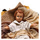Natività stile 700 presepe napoletano 35 cm in terracotta s2