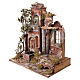 Tempio con fontana e finestra 55x50x35 cm presepe napoletano 10-12 cm s2