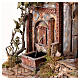 Tempio con fontana e finestra 55x50x35 cm presepe napoletano 10-12 cm s3
