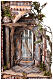 Aldeia com fachada em ruínas 55x50x30 cm presépio napolitano 12-14 cm s5