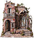Small village with ruined facade 55x50x30 cm Neapolitan Nativity 12-14 cm s1