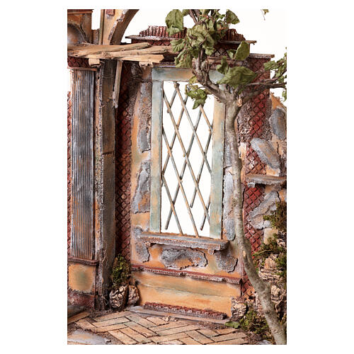 Arco con columnas 60x50x35 cm belén napolitano 14-16 cm 2