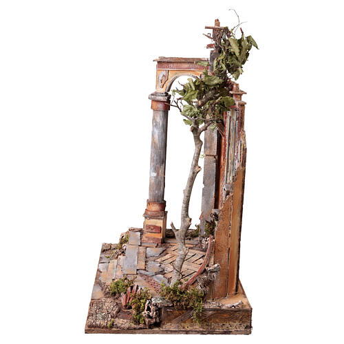 Arco con columnas 60x50x35 cm belén napolitano 14-16 cm 7