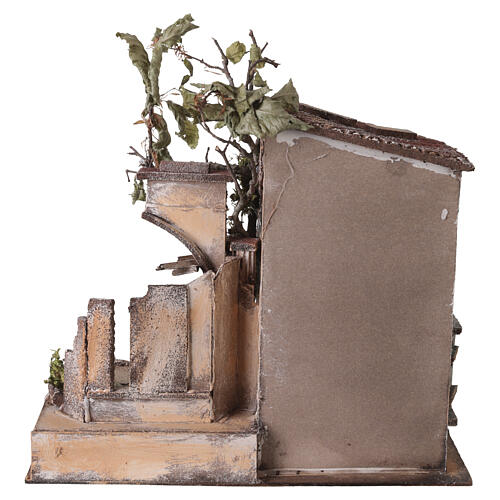 Casa con arco 25x30x20 cm belén napolitano 8-10 cm 4