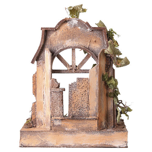 Łuk wejściowy do domu 25×20×18 cm - szopka neapolitańska 8–10 cm 4