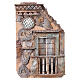 Balcón de corcho 25x15x6 cm belén napolitano 10-12 cm s1