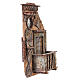 Balcón de corcho 25x15x6 cm belén napolitano 10-12 cm s3