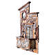 Balcón tejado inclinado corcho 30x20x5 cm belén napolitano 10-12 cm s2