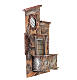 Balcón tejado inclinado corcho 30x20x5 cm belén napolitano 10-12 cm s3