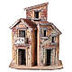 Escena casas de corcho 20x15x12 cm belén napolitano 6-8 cm s1